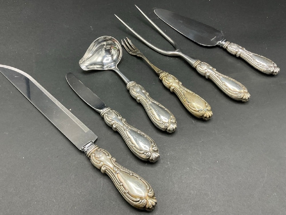 Six (6) Sterling Silver Handled Serving Pieces (1 of 3)