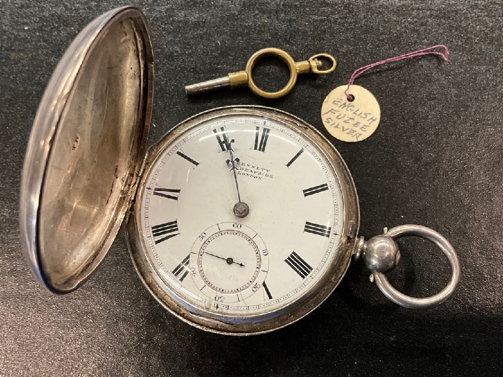 Bennett 65 Cheapside, London Pocket Watch Fuzee (1 of 6)