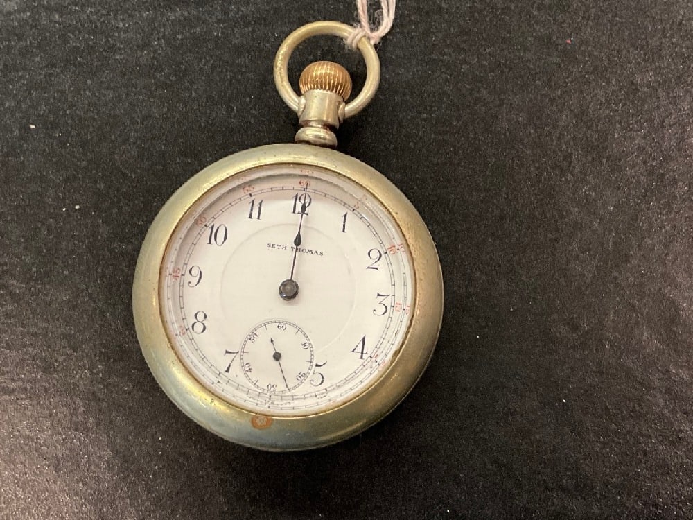 Seth Thomas 18S Model 5 17J 1893 Pocket Watch (1 of 6)