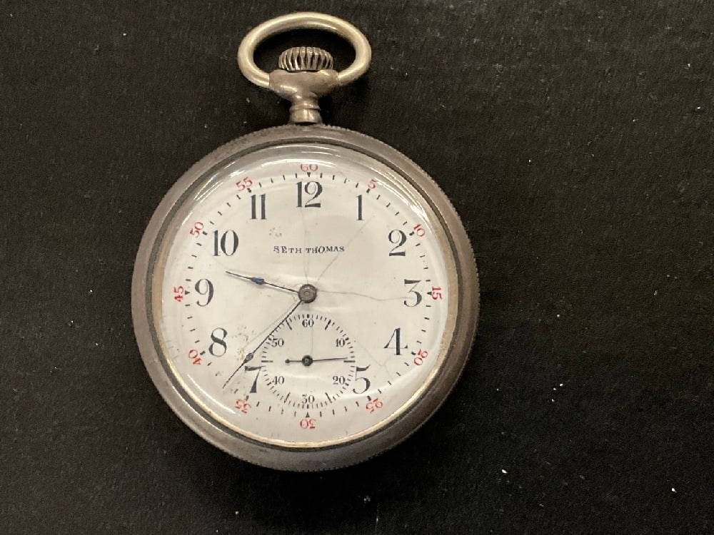 Seth Thomas 7 Jewel Centennial Thomaston CT Pocket Watch (1 of 5)