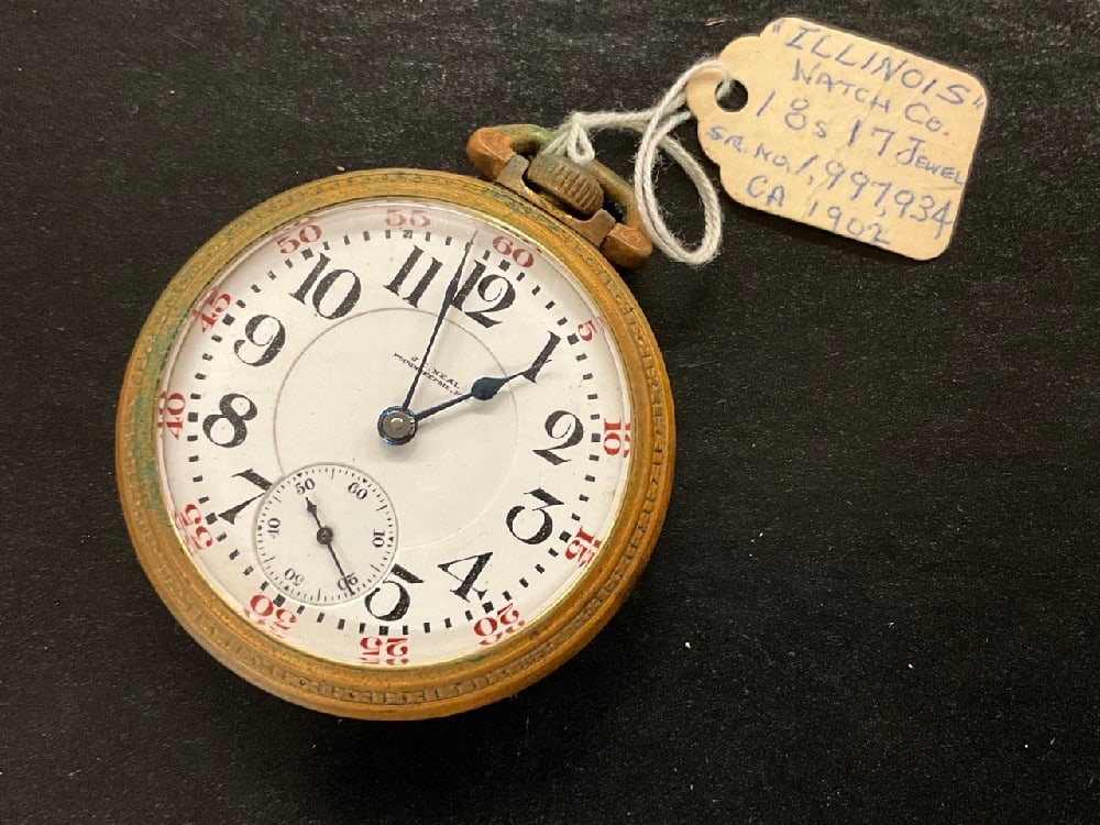 J.C. Weal Illinois 17J 18S Pocket Watch Poughkeepsie NY (1 of 6)