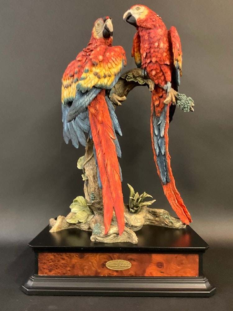 Limited Edition Giuseppe Armani Tropical Splendor Parrot Sculpture (1 of 9)