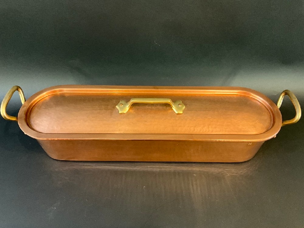 Mauviel Copper Fish Poacher w/ Brass Handles (1 of 7)