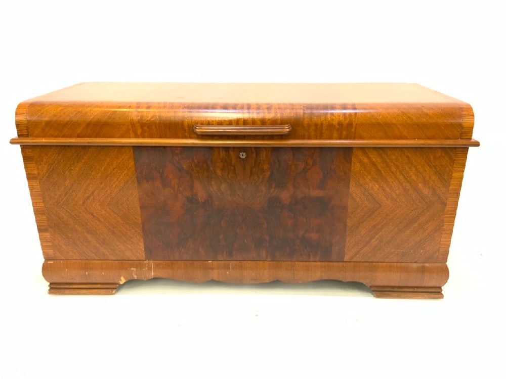Art Deco Waterfall Cedar Chest (1 of 6)