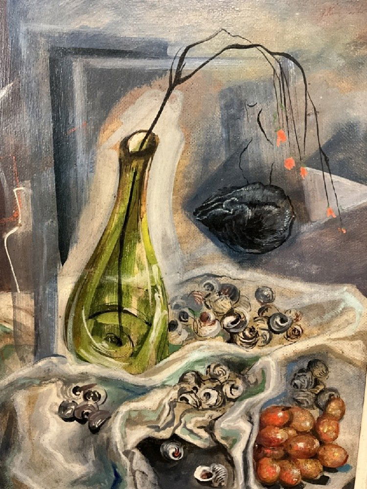 Yasuo Kuniyoshi Dated 1941 Surrealist Still Life Oil Painting (1 of 7)
