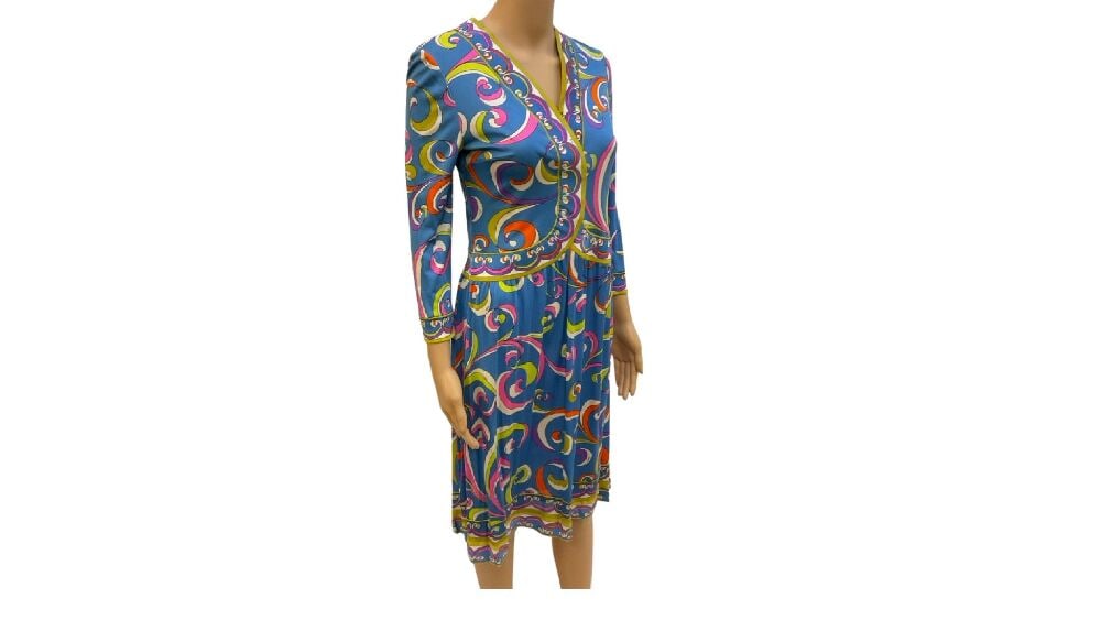 Vintage 1960's Emilio Pucci Florence Italian Silk Dress (1 of 9)