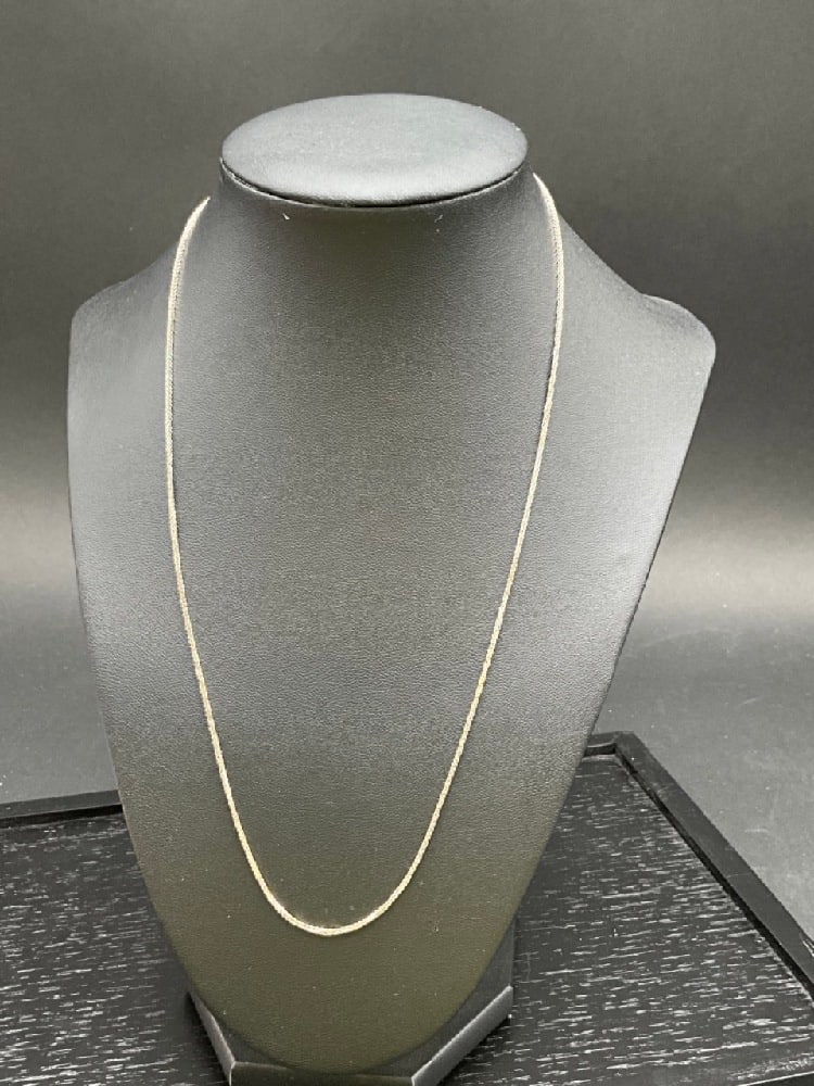 14K White Gold Wheat Rope Chain Necklace (1 of 3)