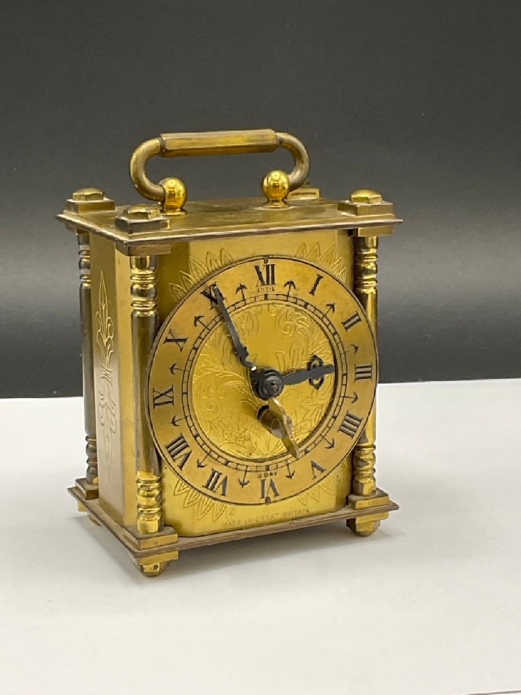 Smith’s Made in Great Britain Carriage Clock w/ Key (1 of 3)