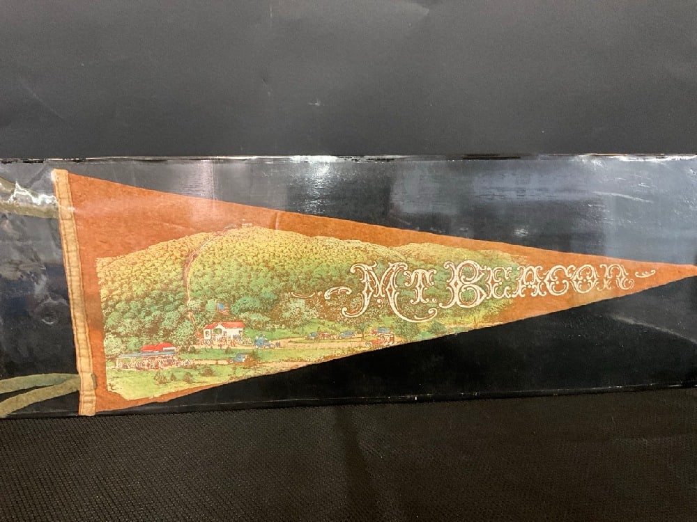 Mt. Beacon, New York Pennant: Mt. Beacon Pennant Dimensions: 30” L Good Condition, Please See Preview Photographs
