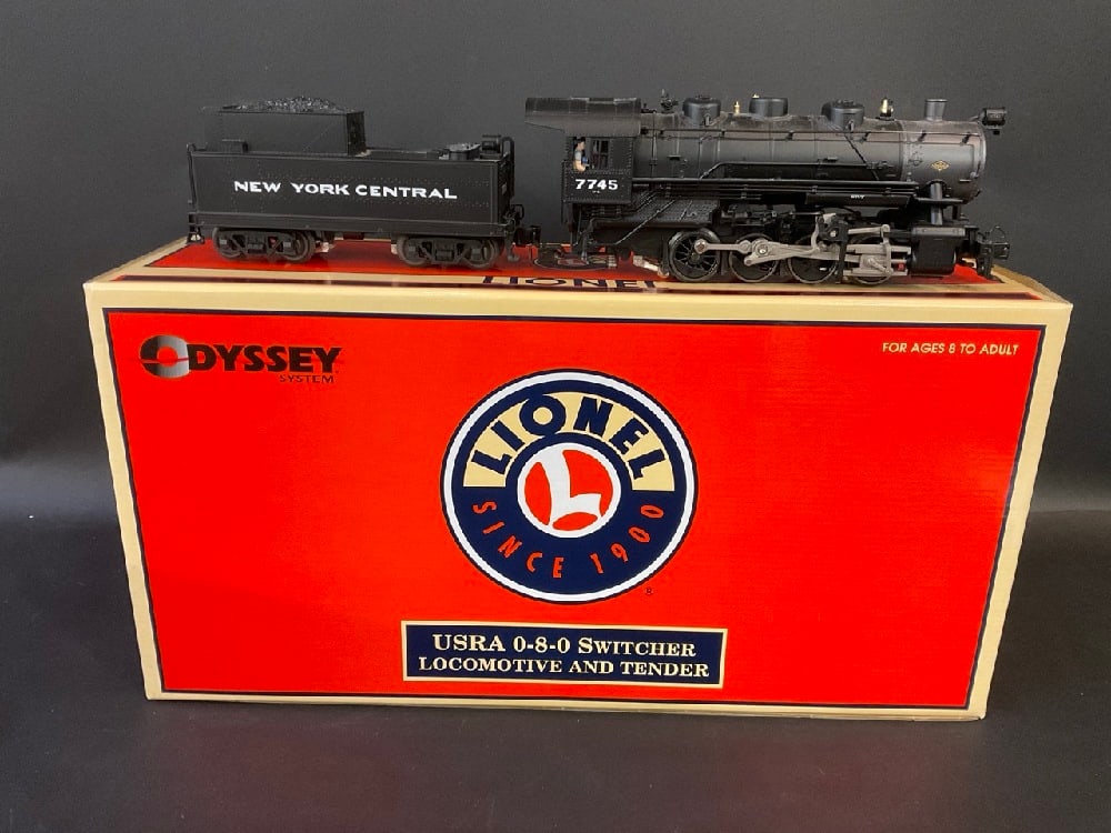 Lionel USRA 0-8-0 Switcher Locomotive And Tender - 6-28080: Lionel USRA 0-8-0 Switcher Locomotive And Tender - 6-28080.