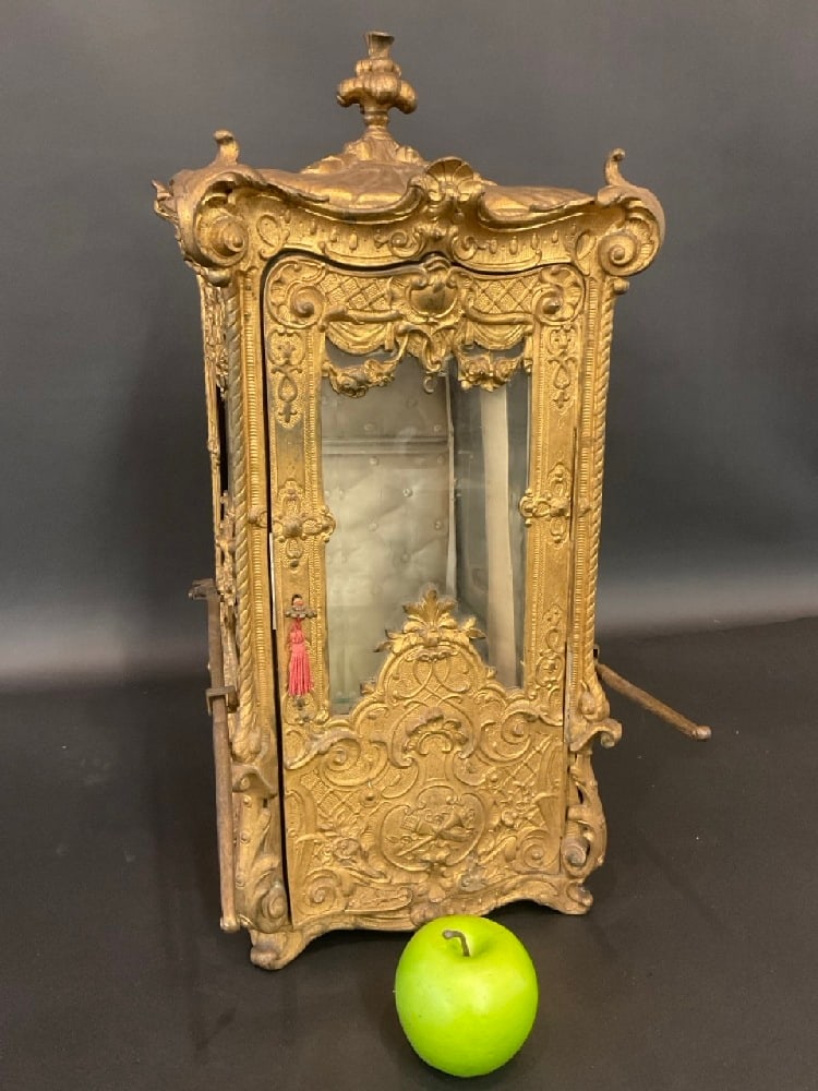 19th c. Miniature Sedan Chair Jewelry Box (1 of 5)