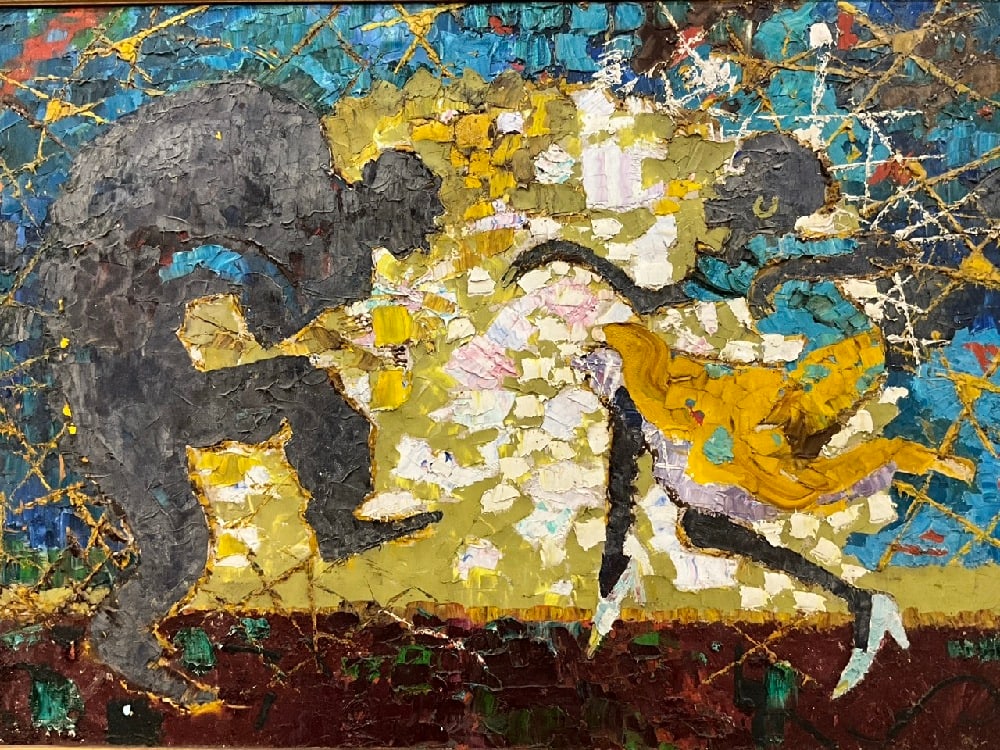 Coulton Waugh ‘Cotton Pickin’ Entertainers Oil On Canvas (1 of 7)