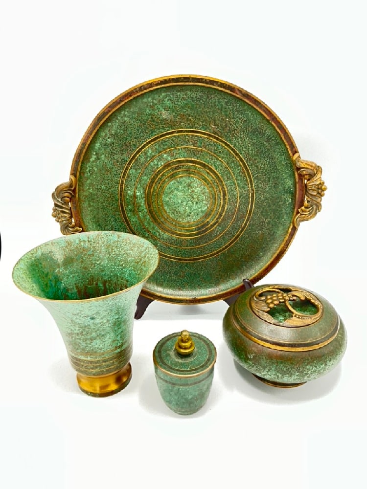 Carl Sorensen & Nordane Hand Hammered Bronze Group (1 of 10)