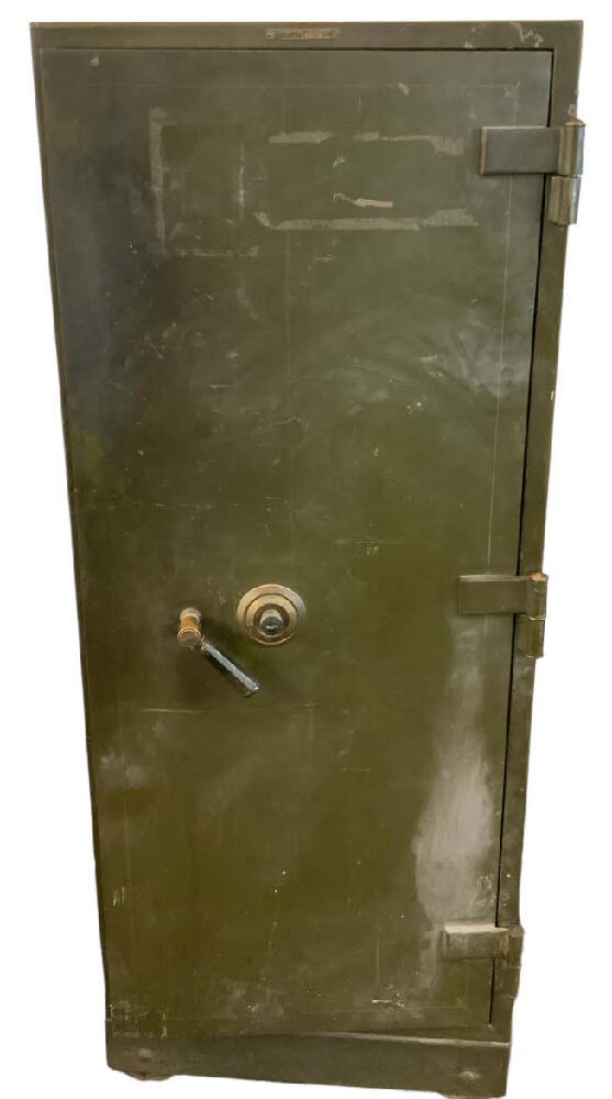 Diebold Safe & Lock Co. Free Standing 5ft Safe c.1920's (1 of 10)