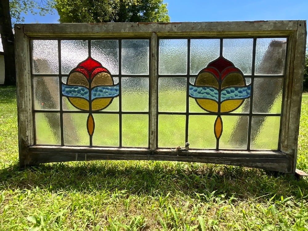 Antique Stained Glass Window (1 of 8)