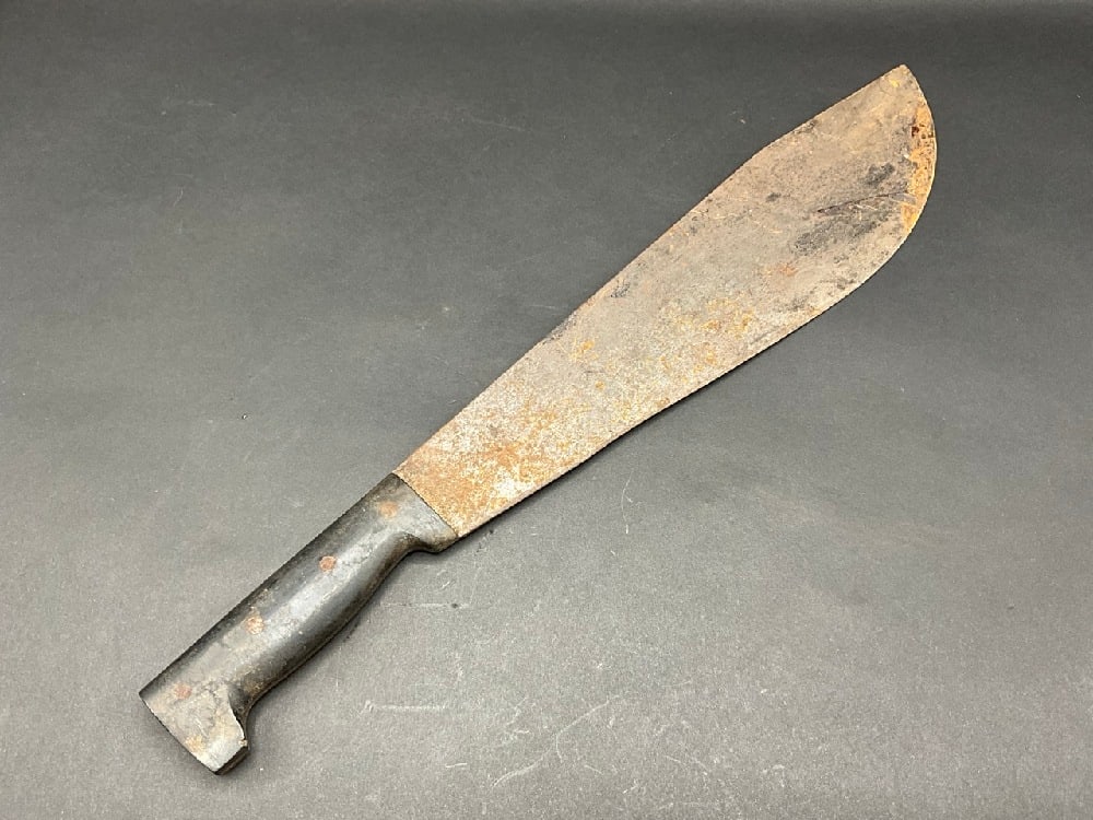 WWII Collins & Co. Legitimus No. 1197 Machete Knife: WWII Collins & Co. Legitimus No. 1197 Machete Knife Blade: 14 1/2” W/ Handle: 19”