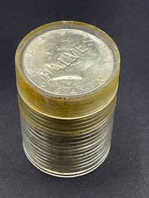 Twenty (20) 1964 Uncirculated Kennedy 90% Silver Half Dollars