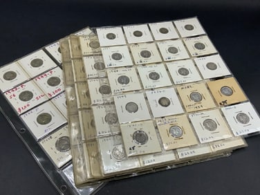 Ninety Seven (97) U.S. Silver Dimes  with 1841-0