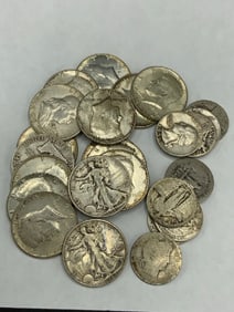 U.S. Silver Coin Lot - Half Dollars and Quarters