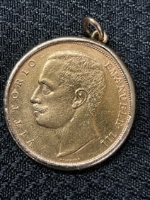 1903 Italy 100 Lire Gold Coin- King Vittorio- Emanuele III