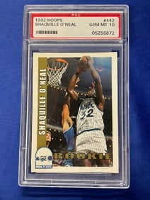 1992 Hoops Shaquille O’NeL #442 Gem MT 10 PSA 05256872