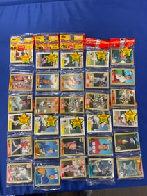 Ten (10)  Packs Sealed 1987 Topps Rack Pack Baseball Cards