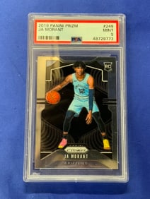 2019 Panini Prizm Ja Morant #249 Mint 9 PSA
