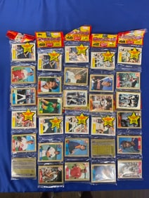 Ten (10)  Packs Sealed 1987 Topps Rack Pack Baseball Cards
