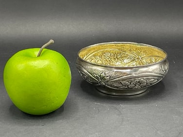 900 Turkish Sterling Silver Bowl