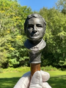 William Jennings Bryan Political "Free Coinage" Walking Stick