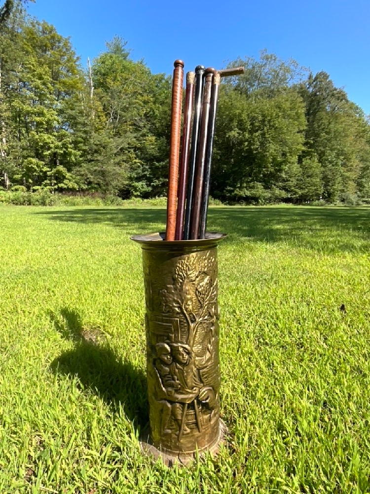 Lot Of Five (5) 19th c. Antique Canes or Walking Sticks (1 of 5)