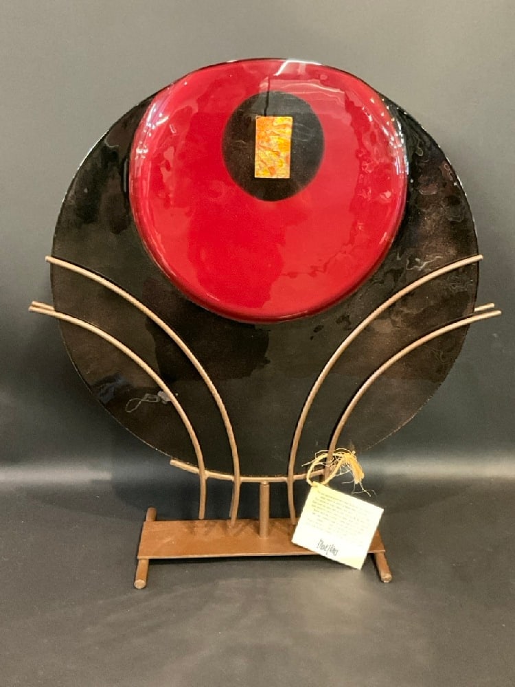 Contemporary Mark Hinese Studio Art Glass Sculpture (1 of 6)