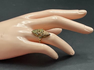 10K Black Hills Gold Yellow and Rose Gold Lady's Ring