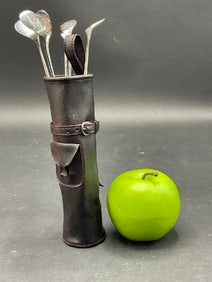 Golf Club' swizzle sticks by Hermès Paris