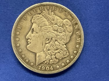 1904P U.S. Morgan Silver Dollar