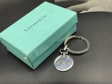 Tiffany & Co Sterling Silver Key Ring