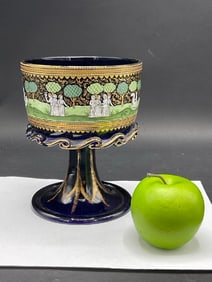 Venetian Cobalt Blue Glass Wedding Goblet