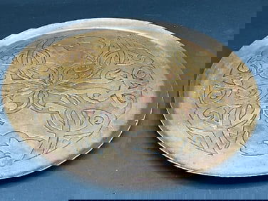 Arts & Crafts Copper Tray