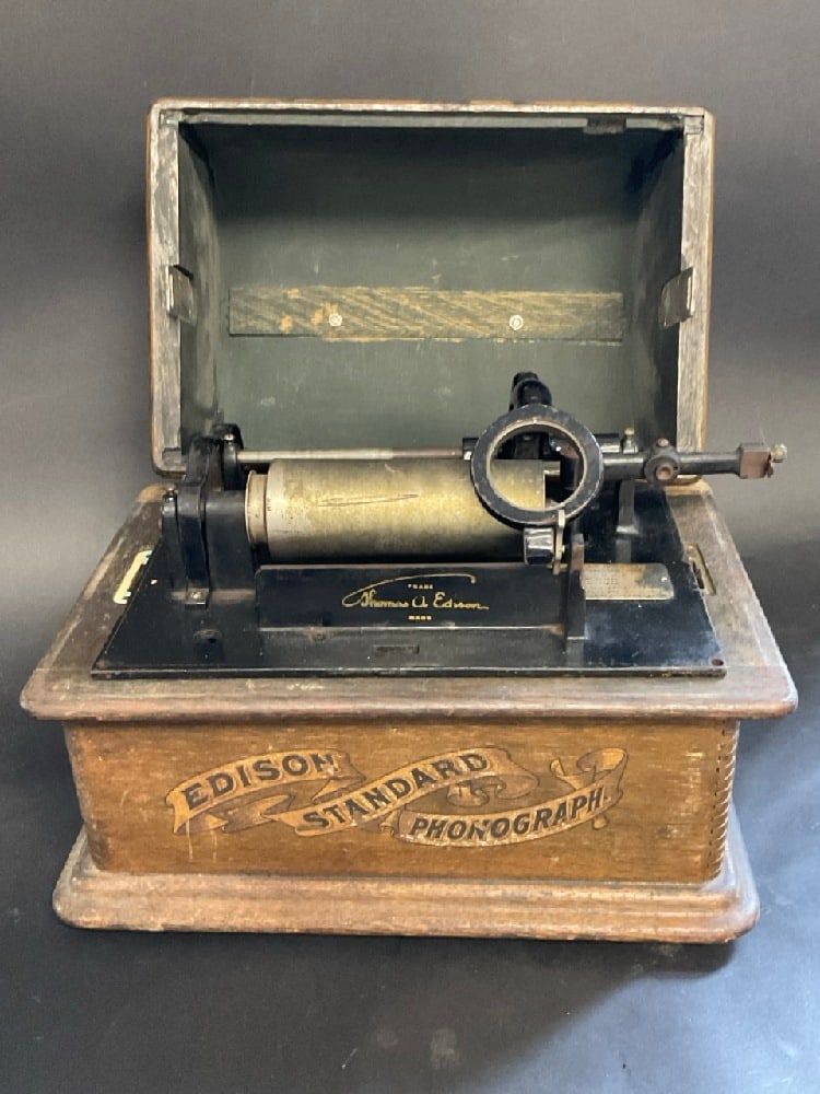 Antique 1898 Thomas A. Edison Standard Phonograph (1 of 5)