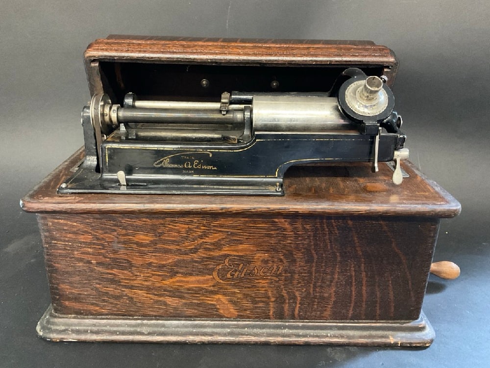 Antique 1898 Thomas A. Edison Home Phonograph - 275669 (1 of 7)