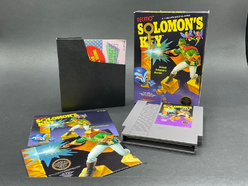 c. 1987 Solomon’s Key Tecmo Nintendo  NES Video Game (1 of 13)