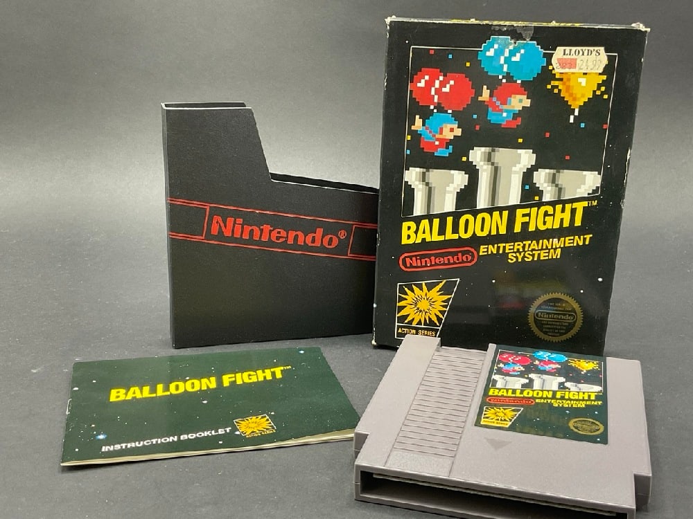c. 1985 Balloon Fight Nintendo NES  Video Game (1 of 12)