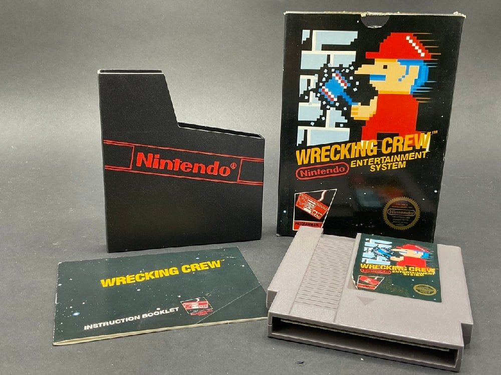 c. 1985 Nintendo NES Wrecking Crew Video Game (1 of 10)