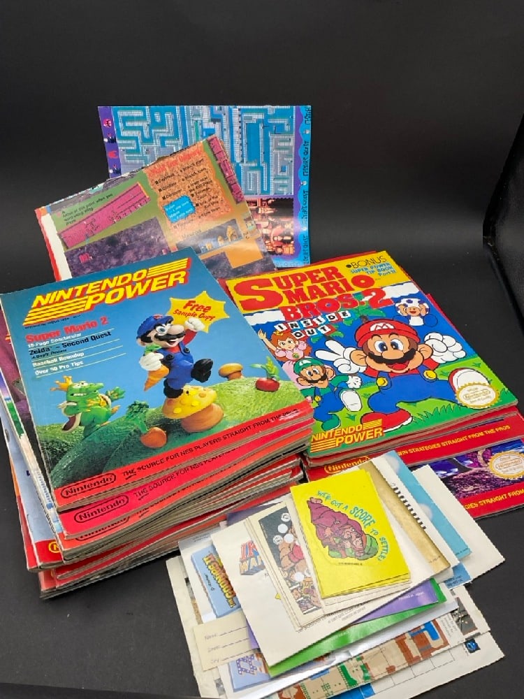 Collection of Nintendo Power Magazines, Posters and Manuals Etc. (1 of 5)