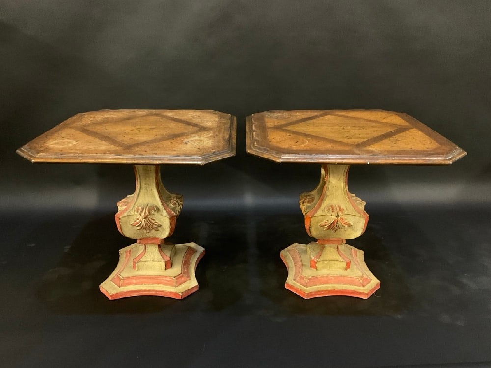 French Provincial or Hollywood Regency  End Tables (1 of 4)