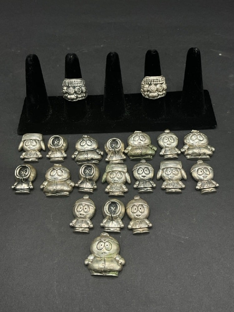Artisan Custom Made Sterling Silver "South Park" Jewelry (1 of 6)
