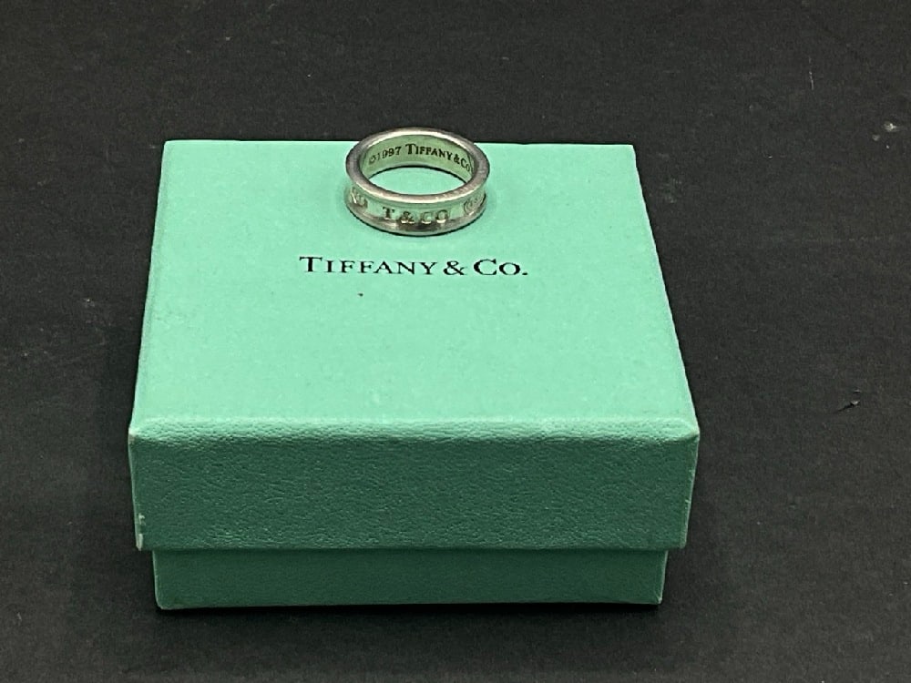Tiffany & Co Sterling Silver 1837 Ring (1 of 3)