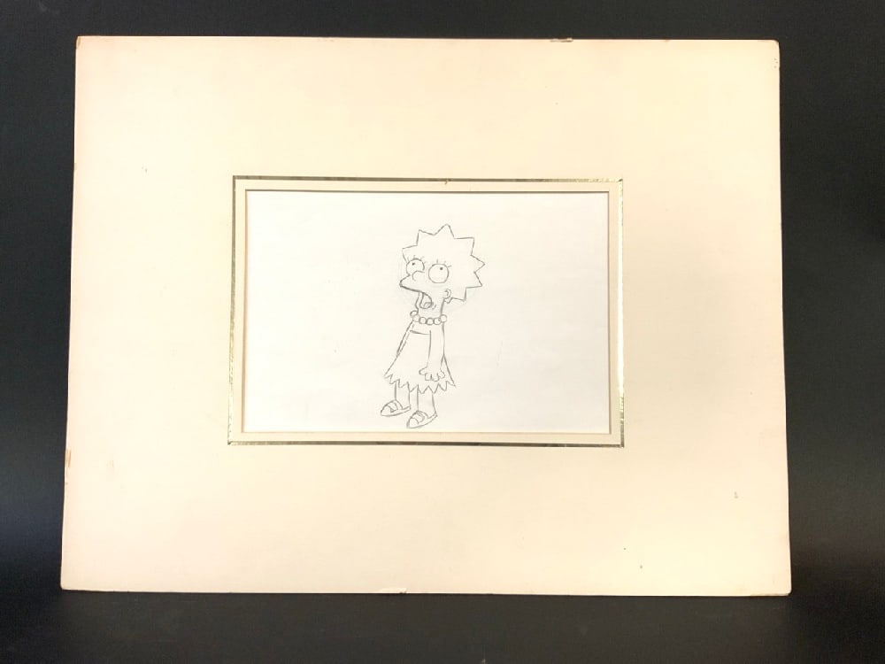Lisa Simpson Comic - Cel Art Pencil Drawing Sketch (1 of 7)