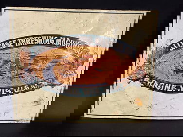 J.I. Case Threshing Machine Co Racine Wisc. Advertising Sign