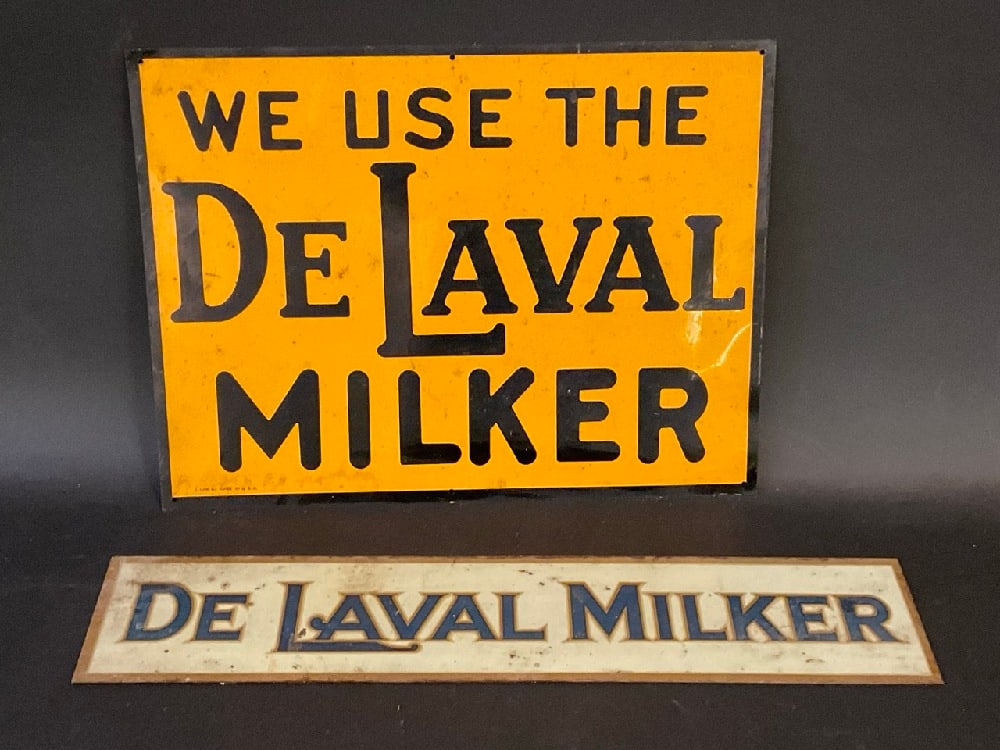 Two (2) DeLaval Milker Signs (1 of 5)